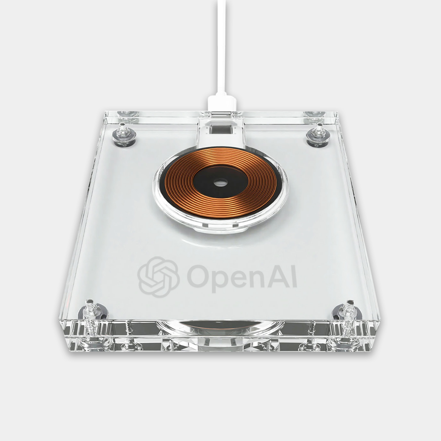 Gemini Qi 2 0 15w Acrylic Wireless Charger