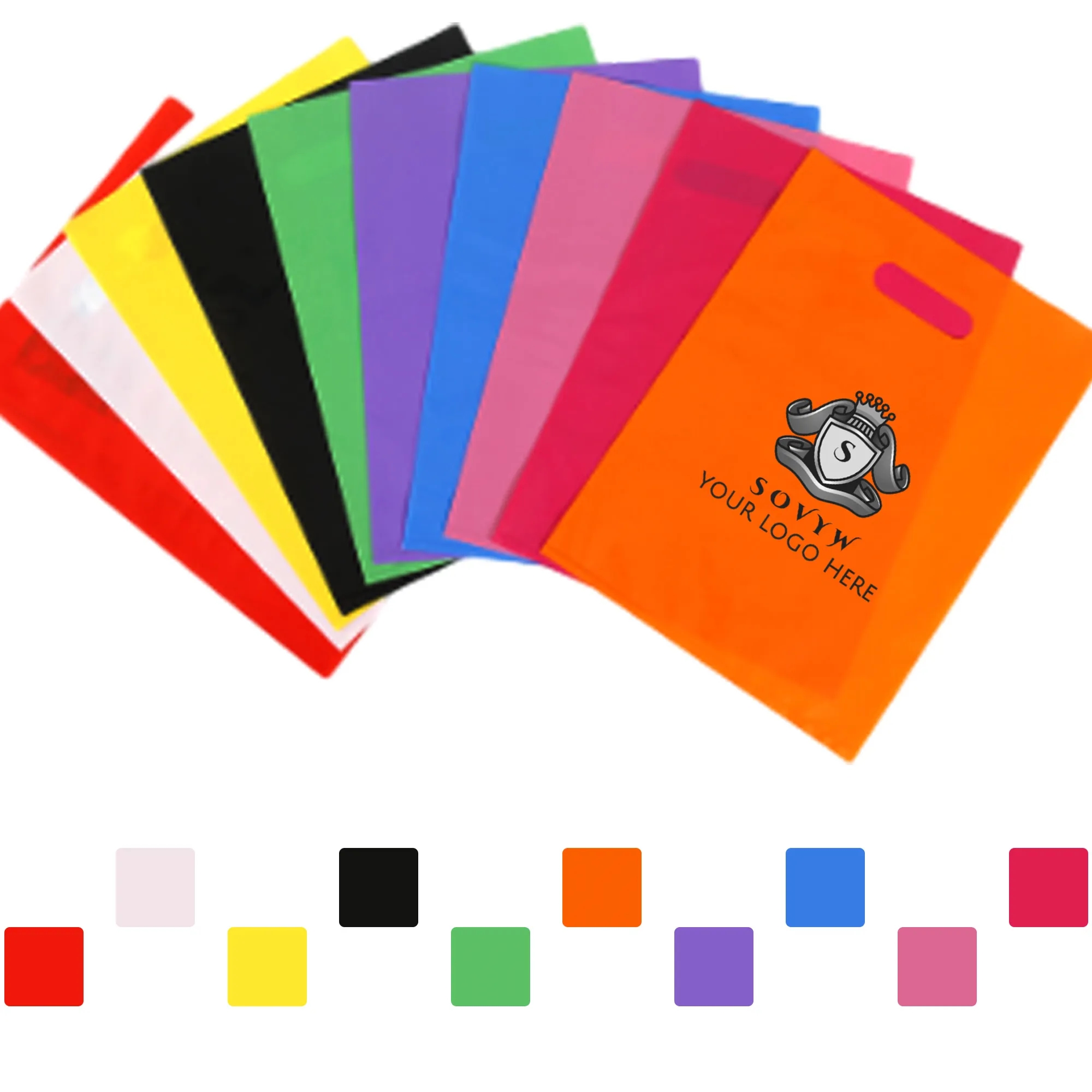 Die-Cut Folded Reinforced Plastic Bag 2