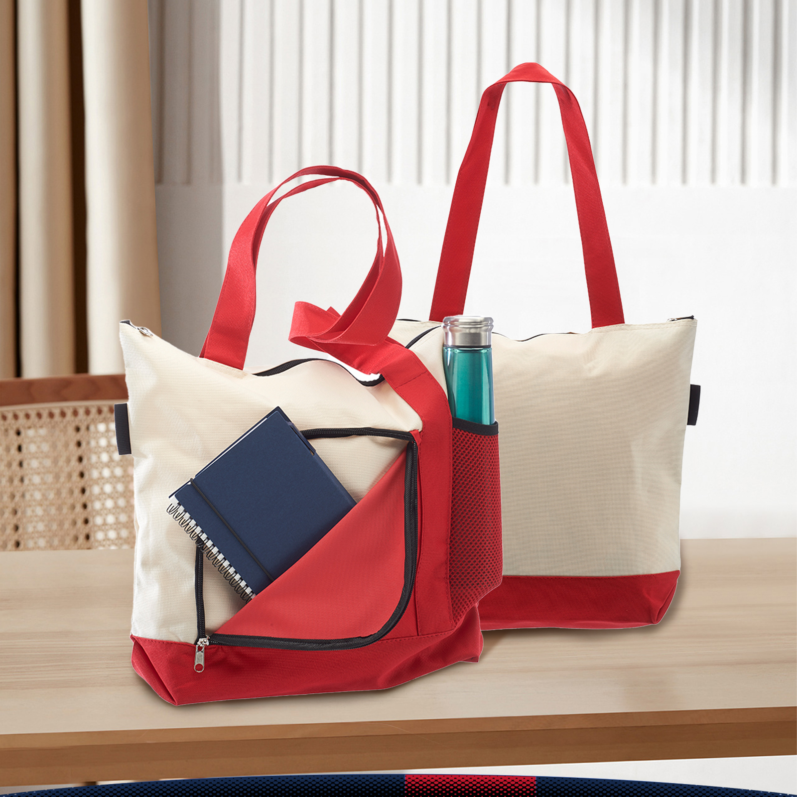 Zipper Tote Bags 3