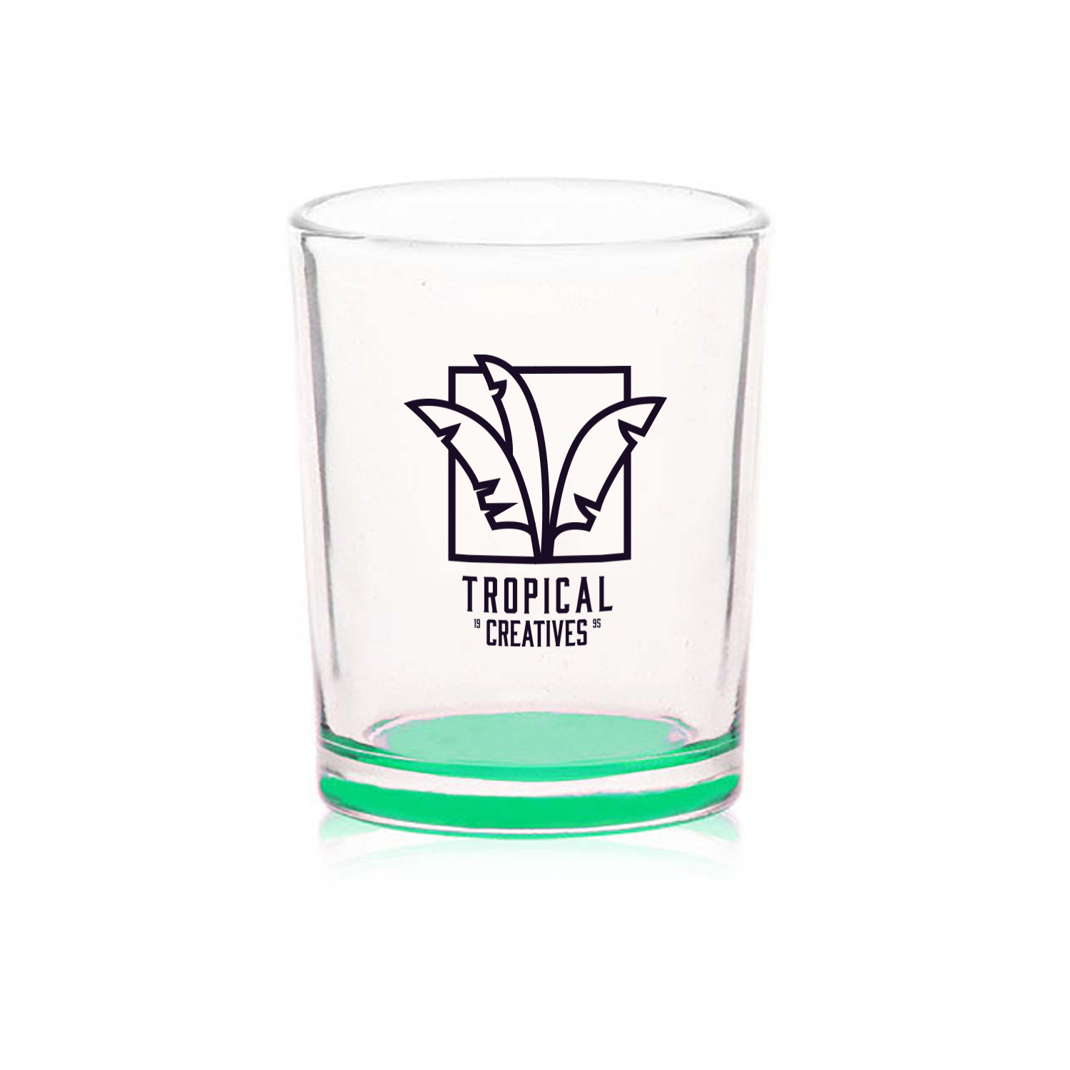 3 oz. Glass Votive Candle Holder (1 Color Imprint) 2