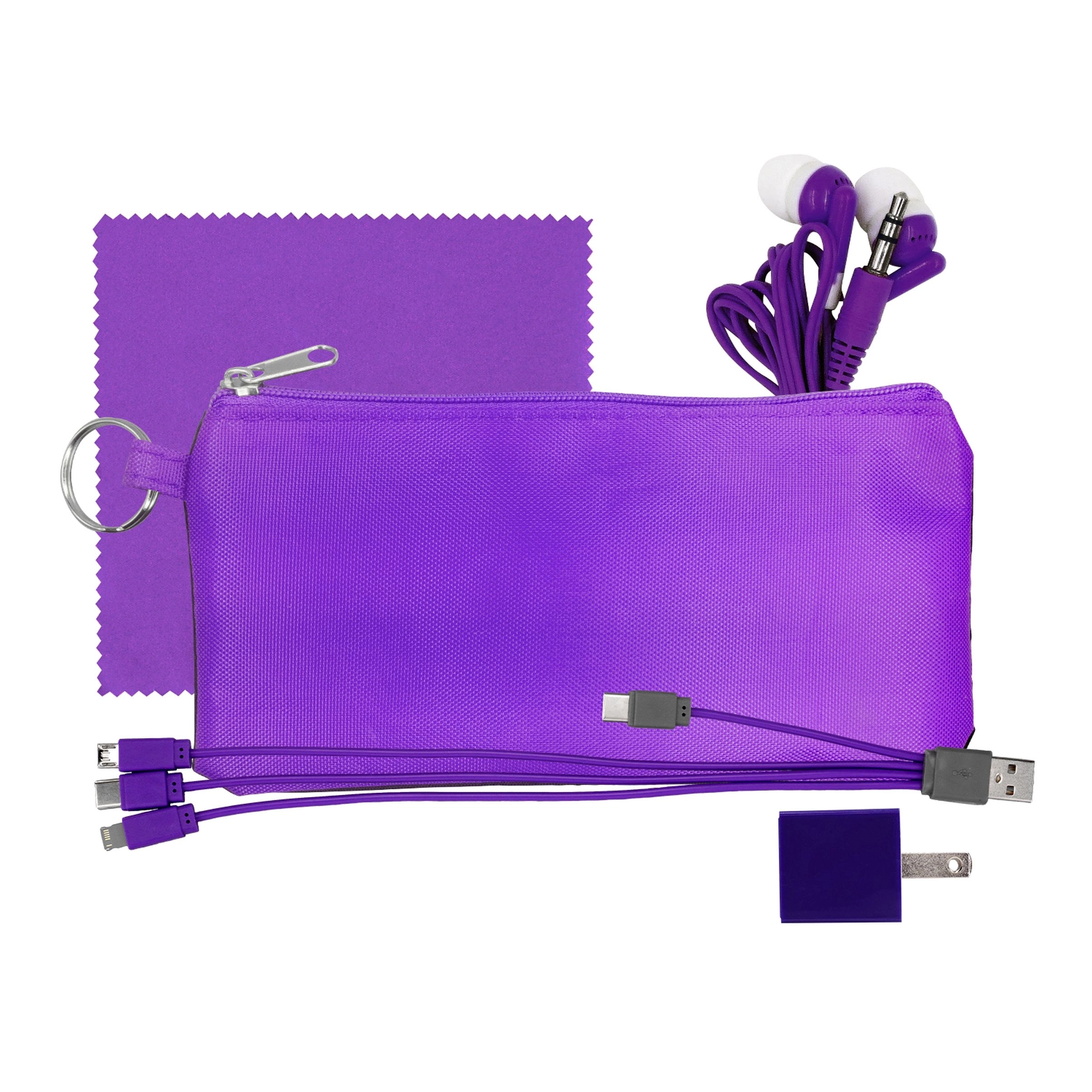 Large Stretchy Wall, Cable, Cloth & Buds Set 12
