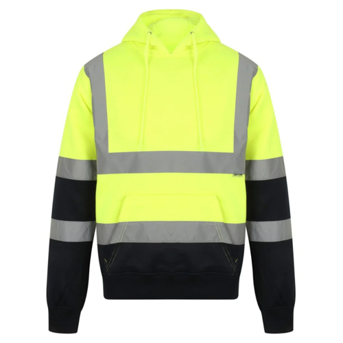 VISIPRO Reflective Colorblock Safety Hoodie - 280G Fleece - 4