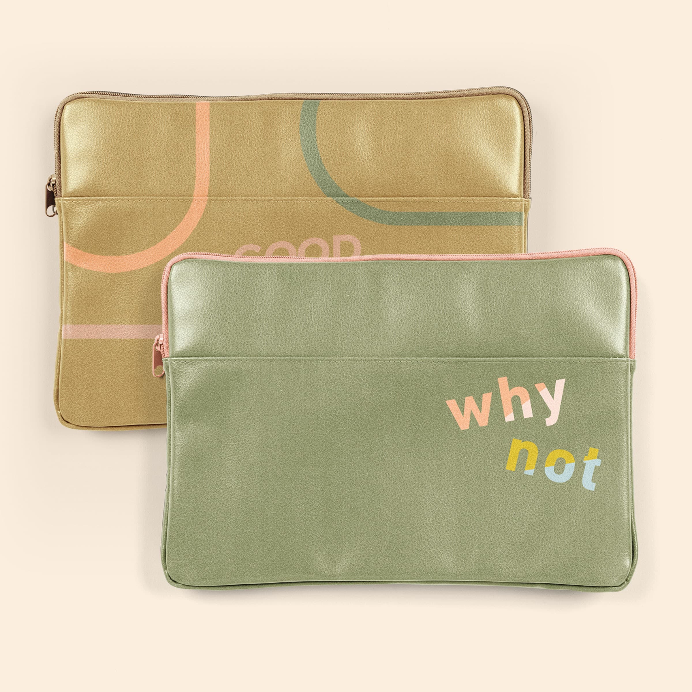 CONTINUED LAPTOP SLEEVES - VEGAN LEATHER - SMALL 13"