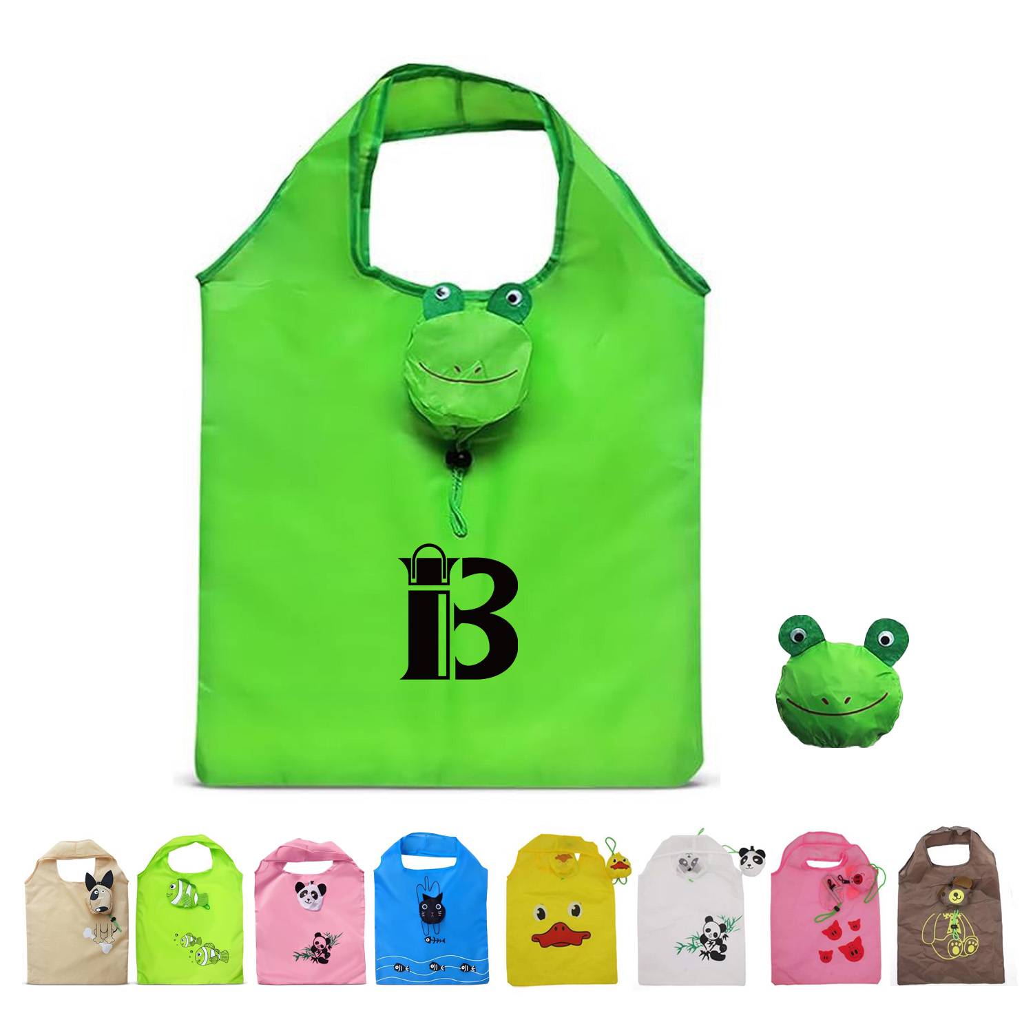 Foldable Animal Polyester Shopping Bag Grocery Pouch 6