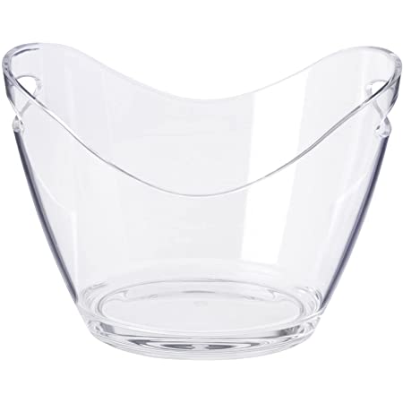 8L Large Clear Acrylic Ice Buckets Drink Containers / Built-in Carrying Handles 6