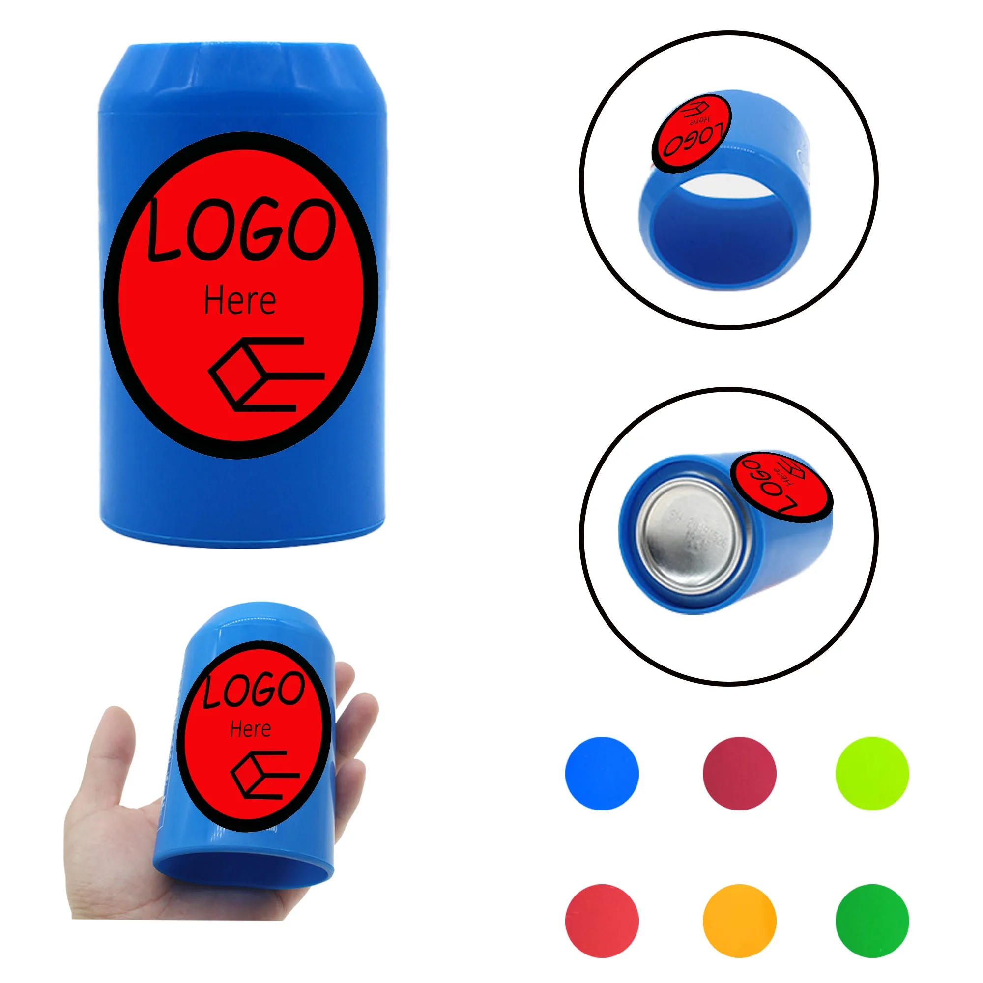 12oz Beer Can Silicone Beverage Wrap Cover 1