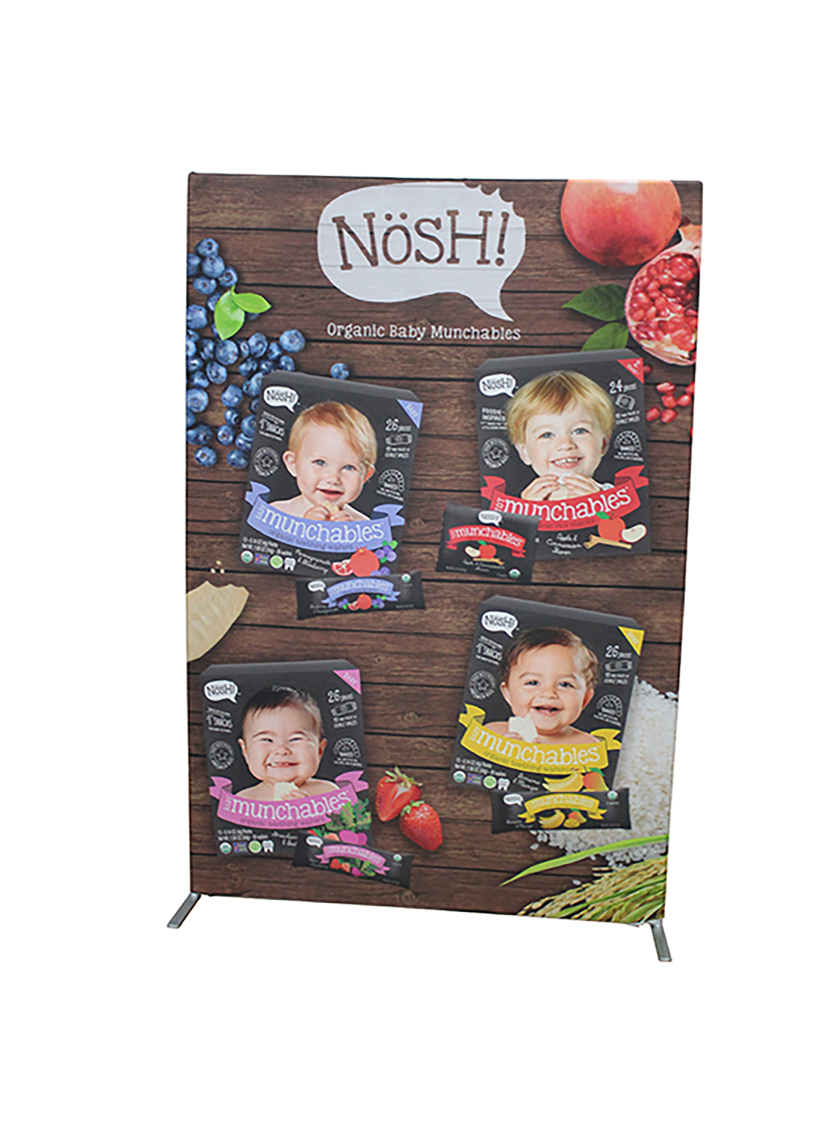 Slipcover Tension Fabric Banner Stand 36" wide