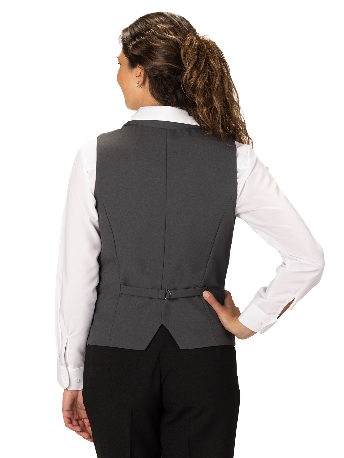 Edwards - Suiting & Neckwear - Women's Two-Pocket Ottoman Trim Vest 6