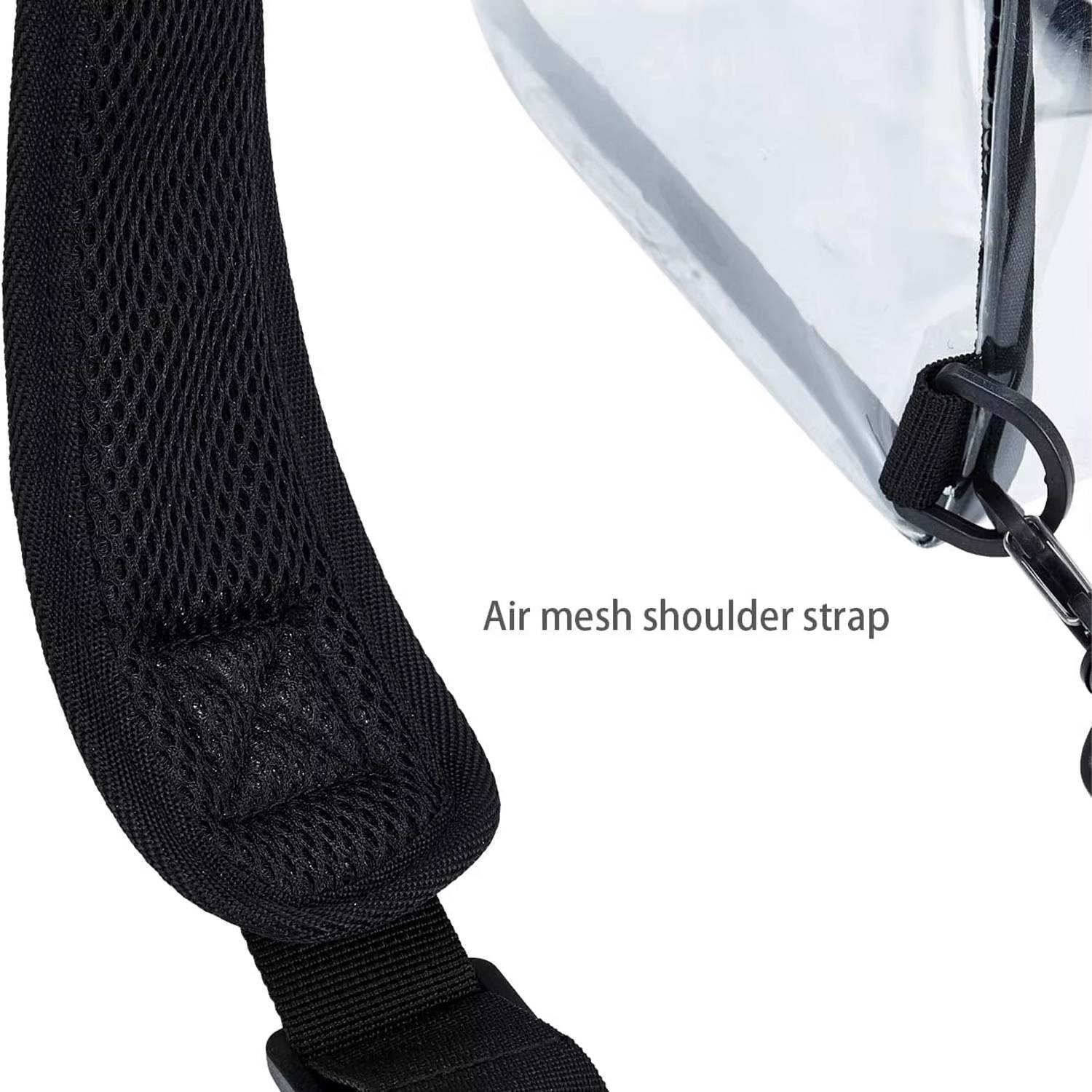 Waterproof Clear PVC Single Shoulder Backpack 7
