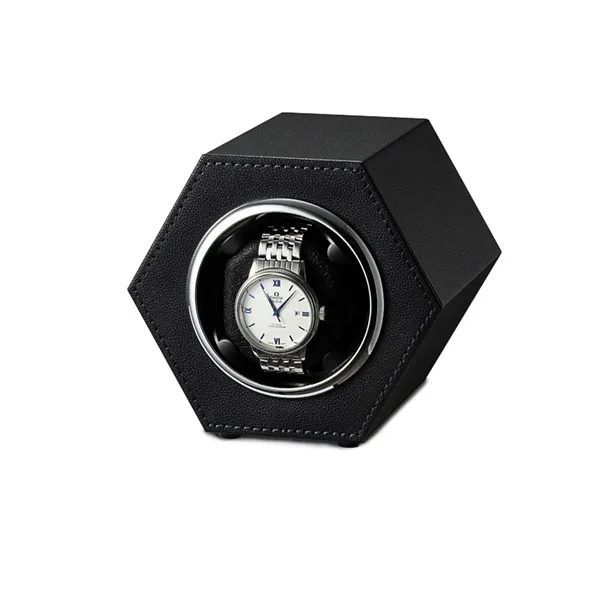 6 Colors Hexagonal Watch Winder Mini Single Rotary Motor Box 7