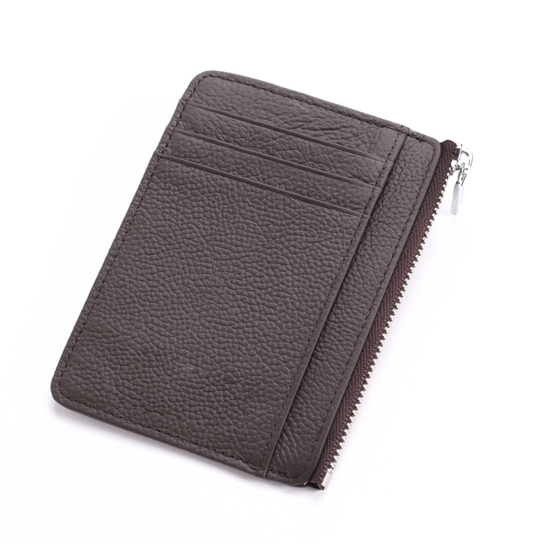 genuine Leather RFID anti magnetic multifunctional card bag 1
