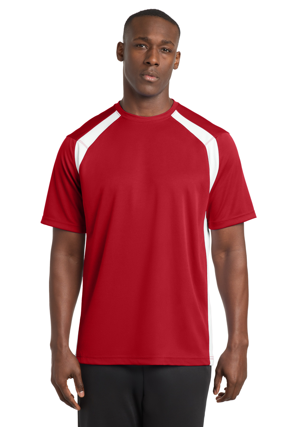 Sport-Tek Dry Zone Colorblock Crew. T478 9