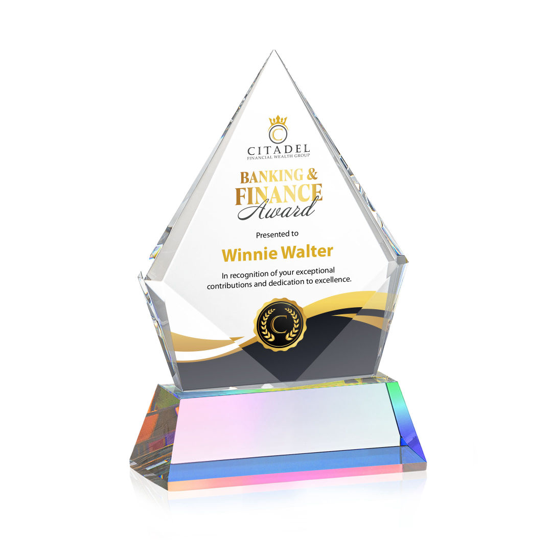 Shelton VividPrint™ Award on Newhaven Base - Prismatic 5