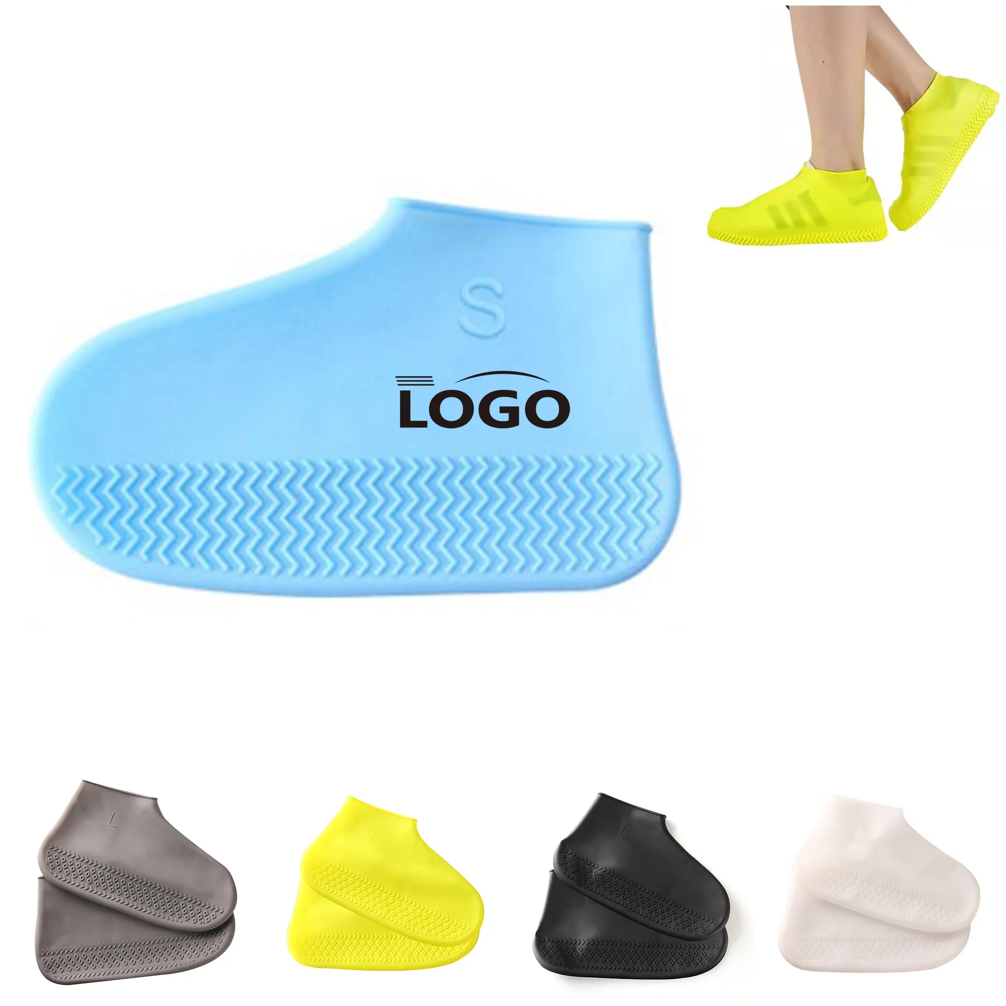 Silicone Waterproof Shoe Covers MOQ 10pairs 6