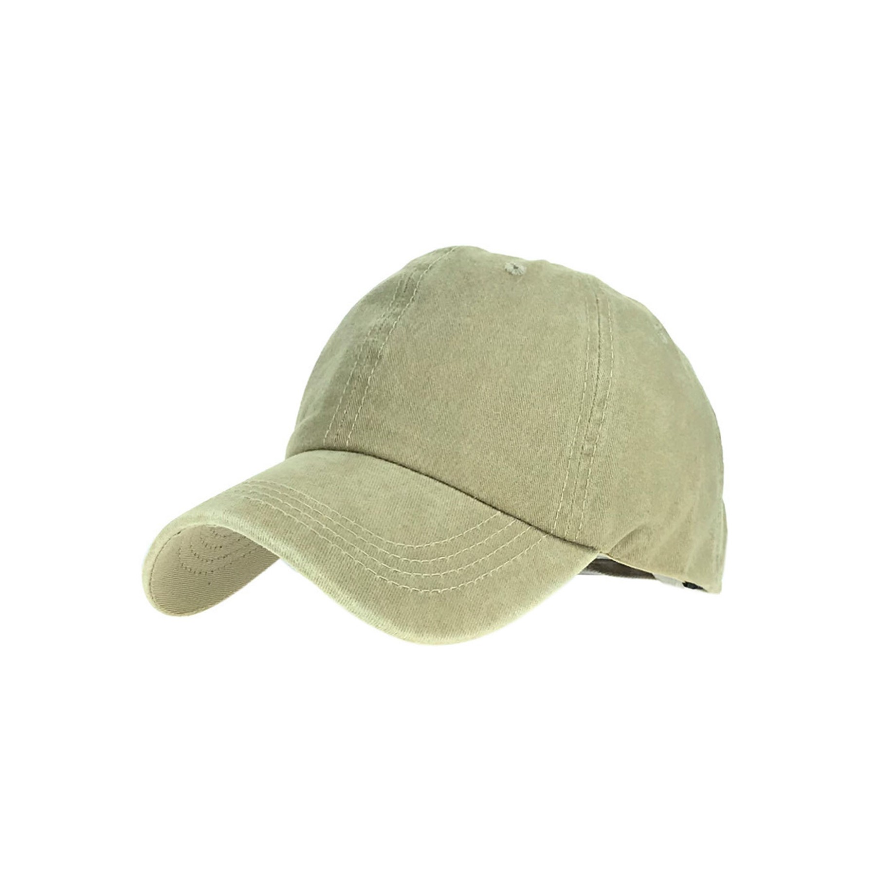 Washed Denim Baseball Cap 1