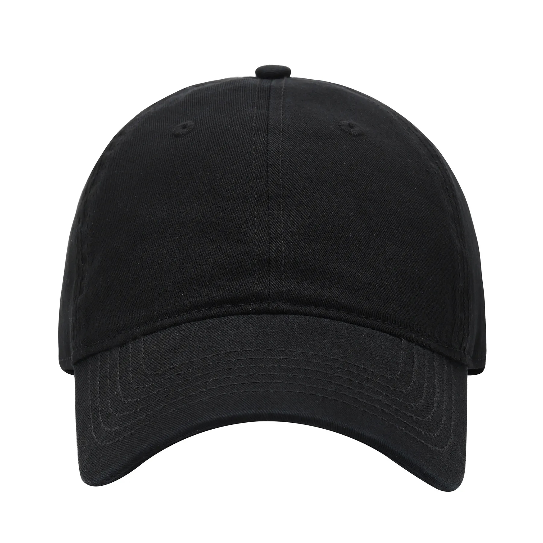 Cotton Washed Solid Color Soft Top Duckbill Cap 20