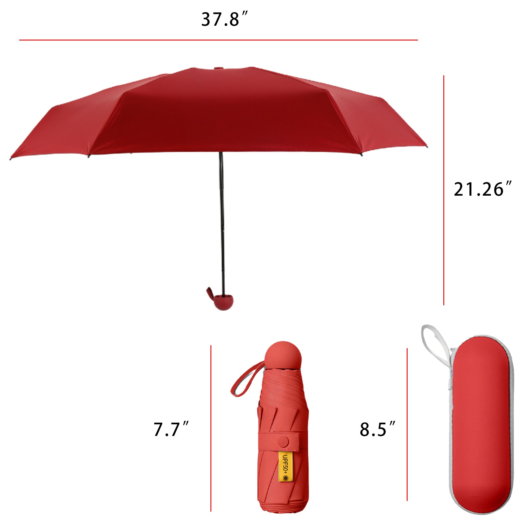 Portable Five-Fold Compact Umbrella 10