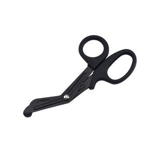 Ergonomic Emergency Medical Scissors Curved Stainless Steel Serrated Blades 9