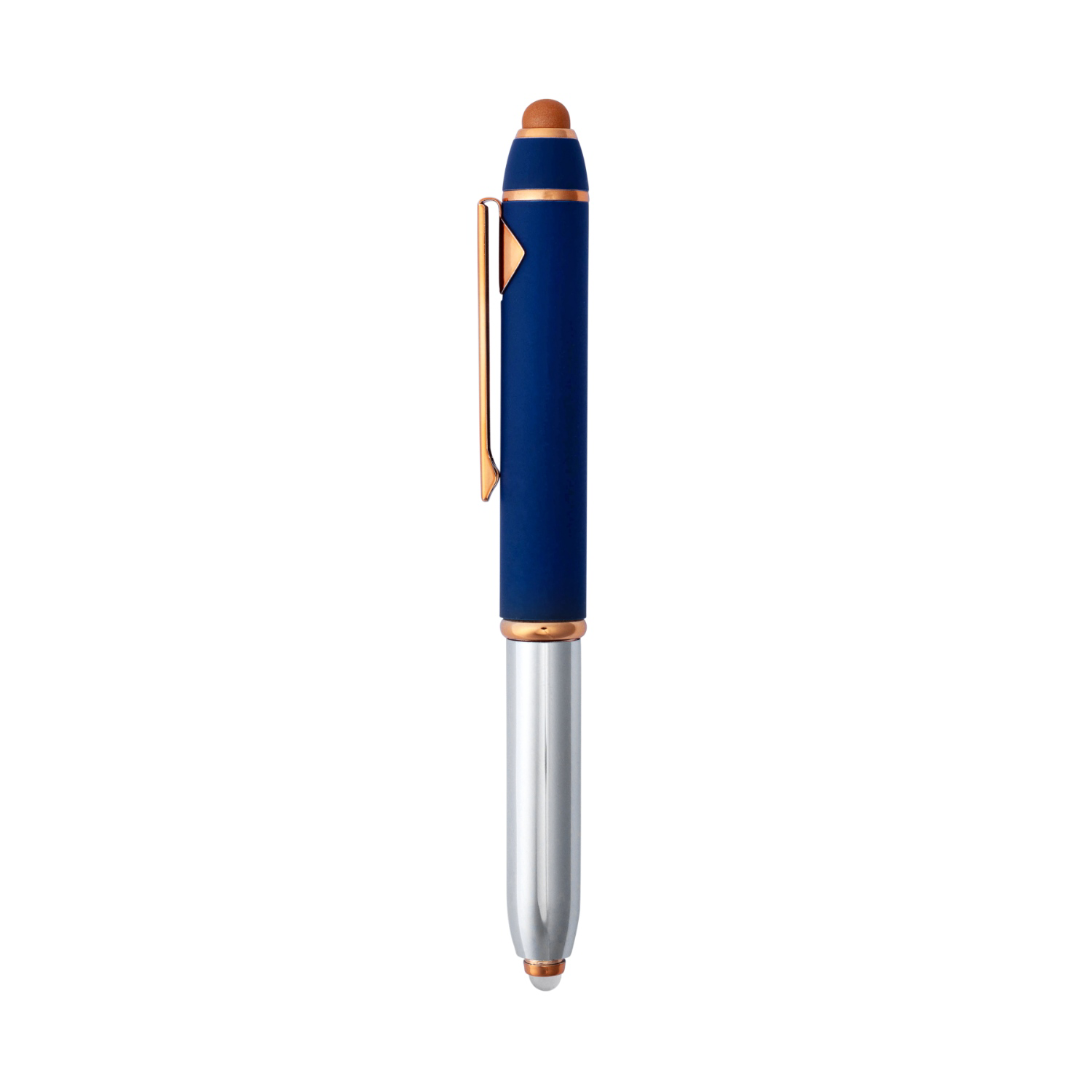 Flashlight and Stylus Two-Tone Metal Pen 2