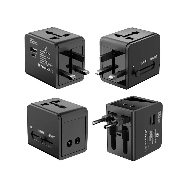 International Travel Adapters - Black 1