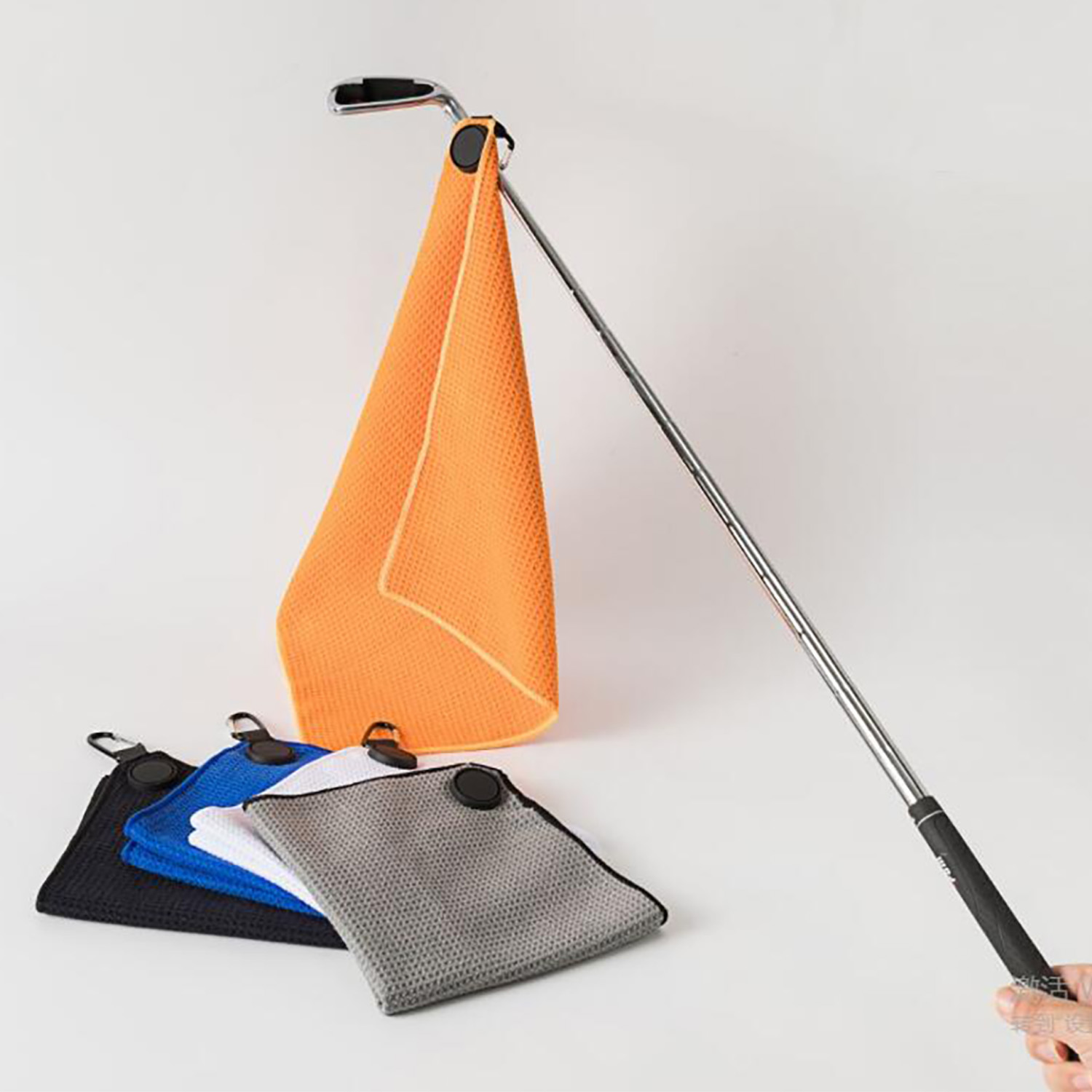 Magnetic Golf Towel with Carabiner 3