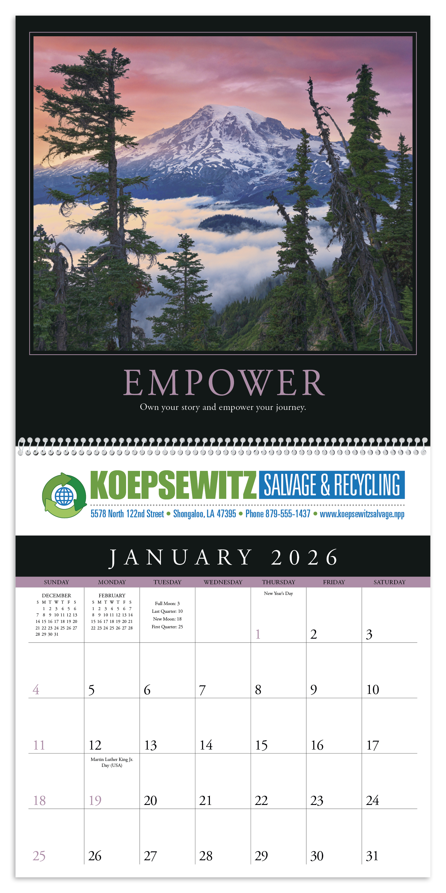 Triumph® Calendars Motivations Calendar 25