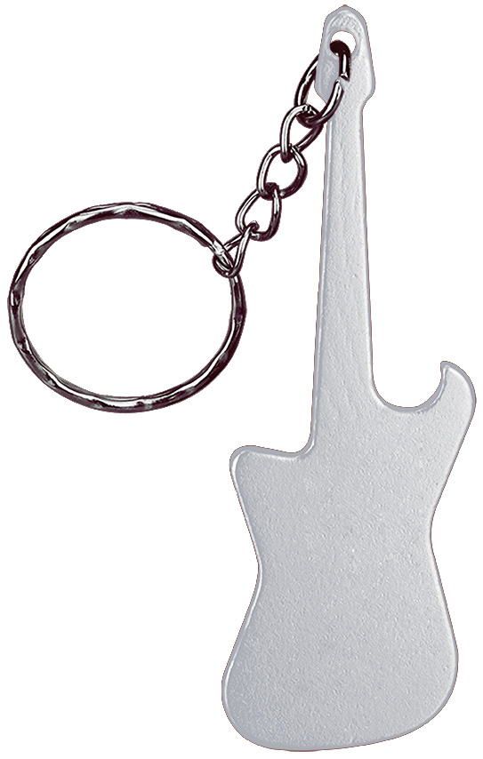 Guitar Shaped Bottle Opener Keychain 2