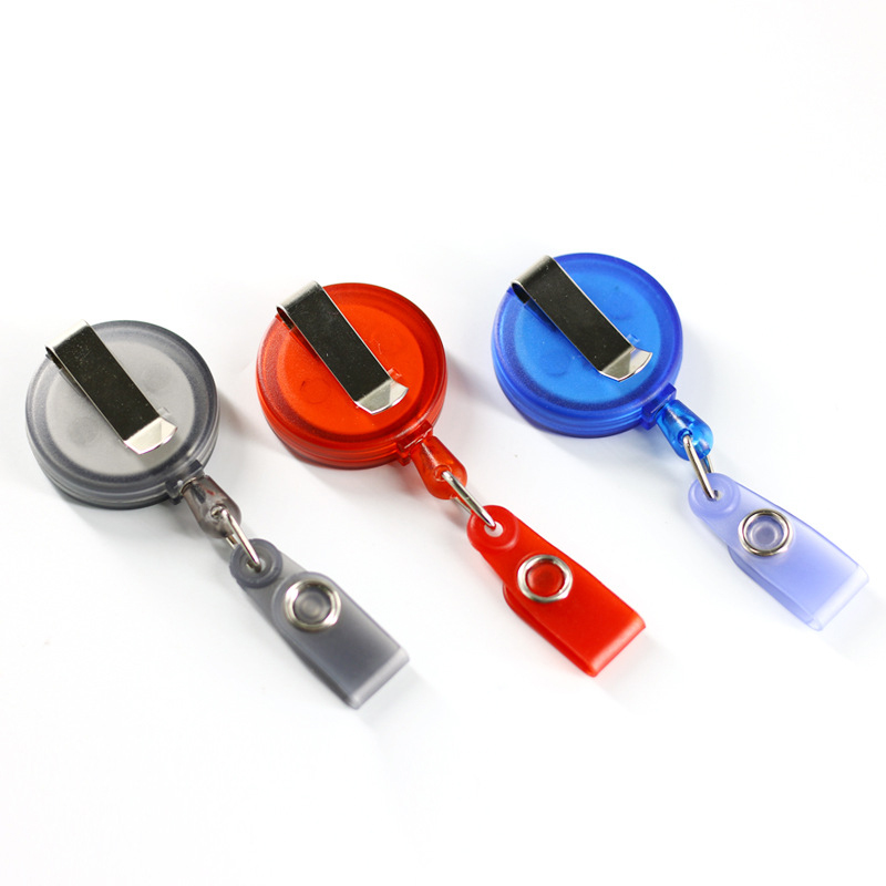 Frosted Badge Reel with Metal Clip 3