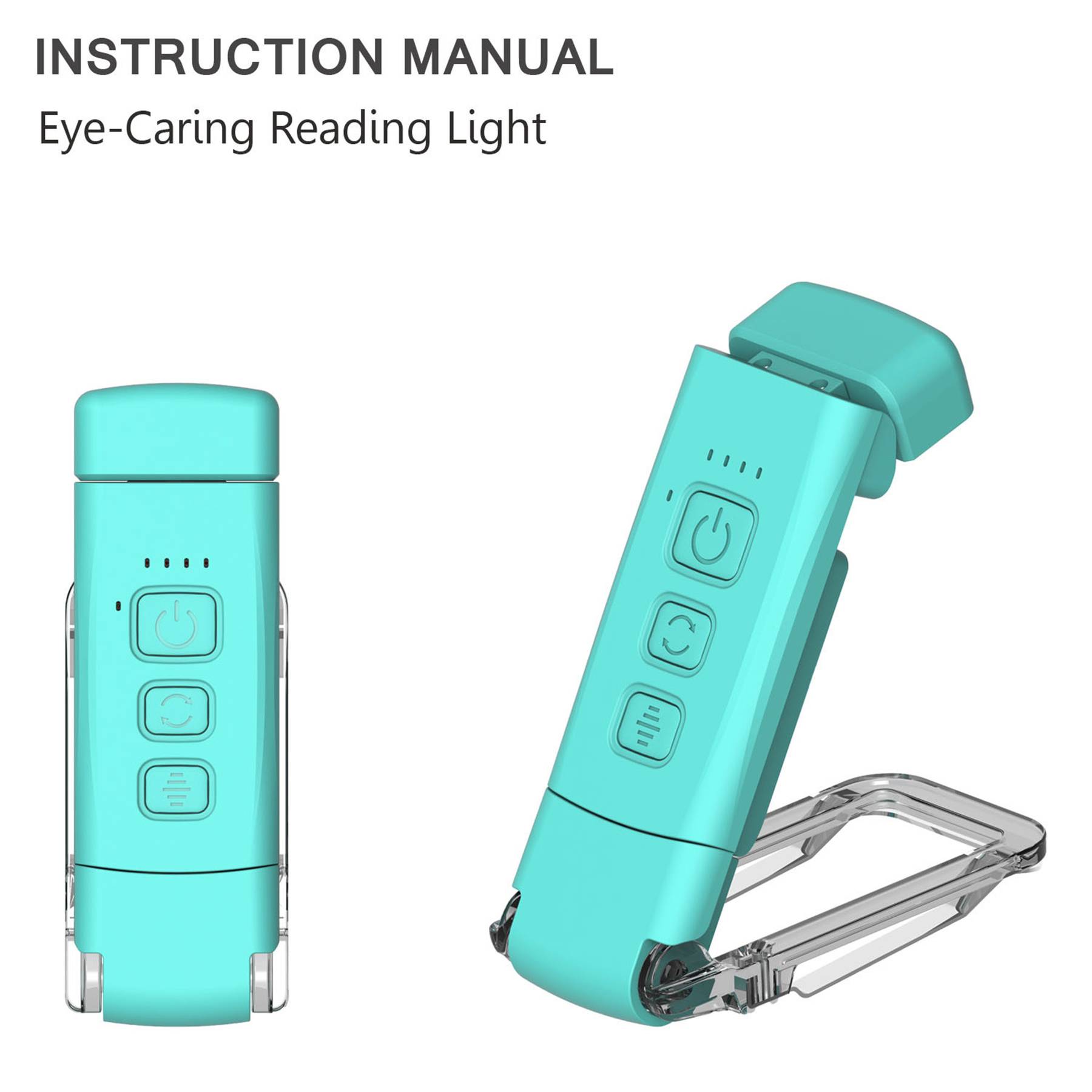 USB portable book holder night light for reading 2