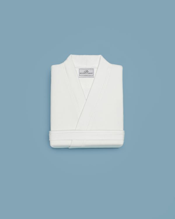 Kimono Collar Jersey Bathrobe 2