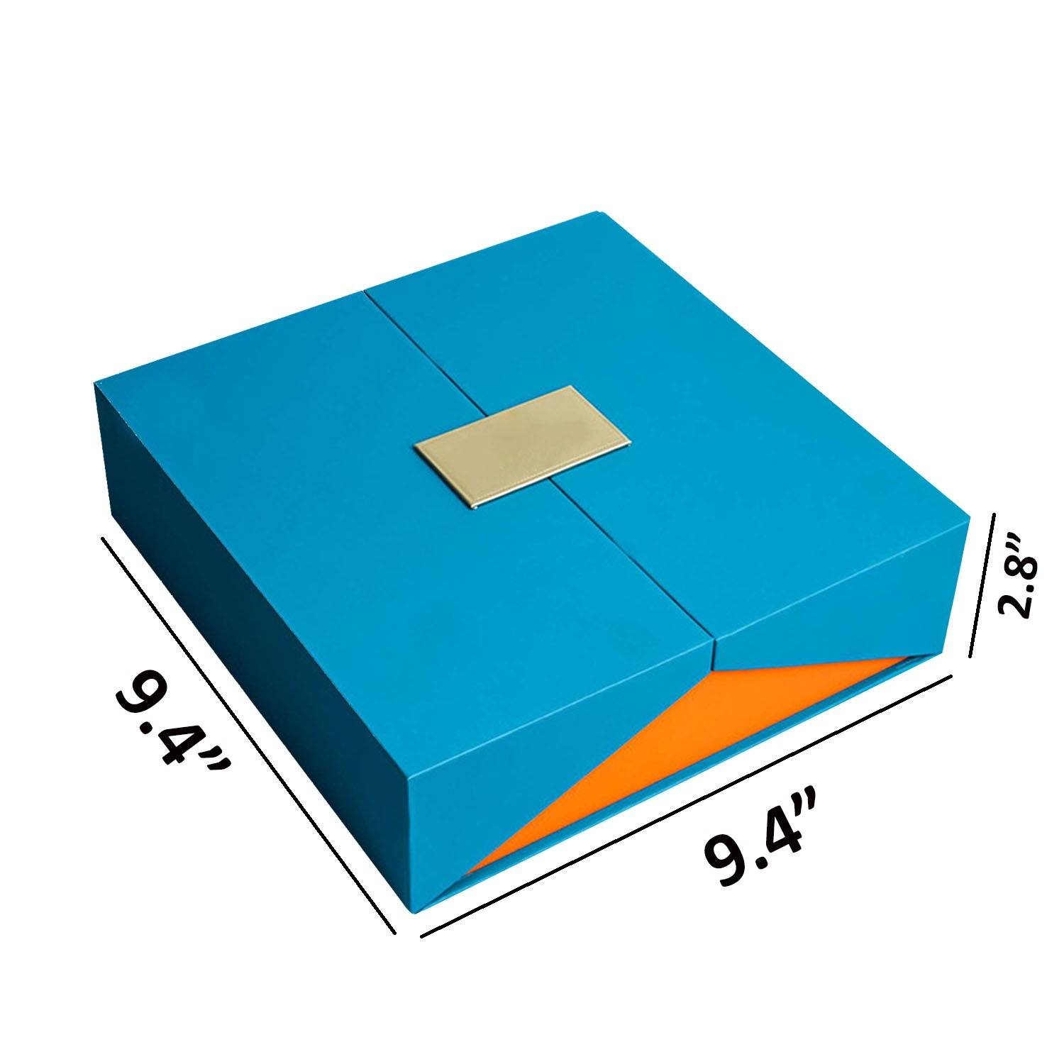 Custom double door cosmetic empty gift box 2