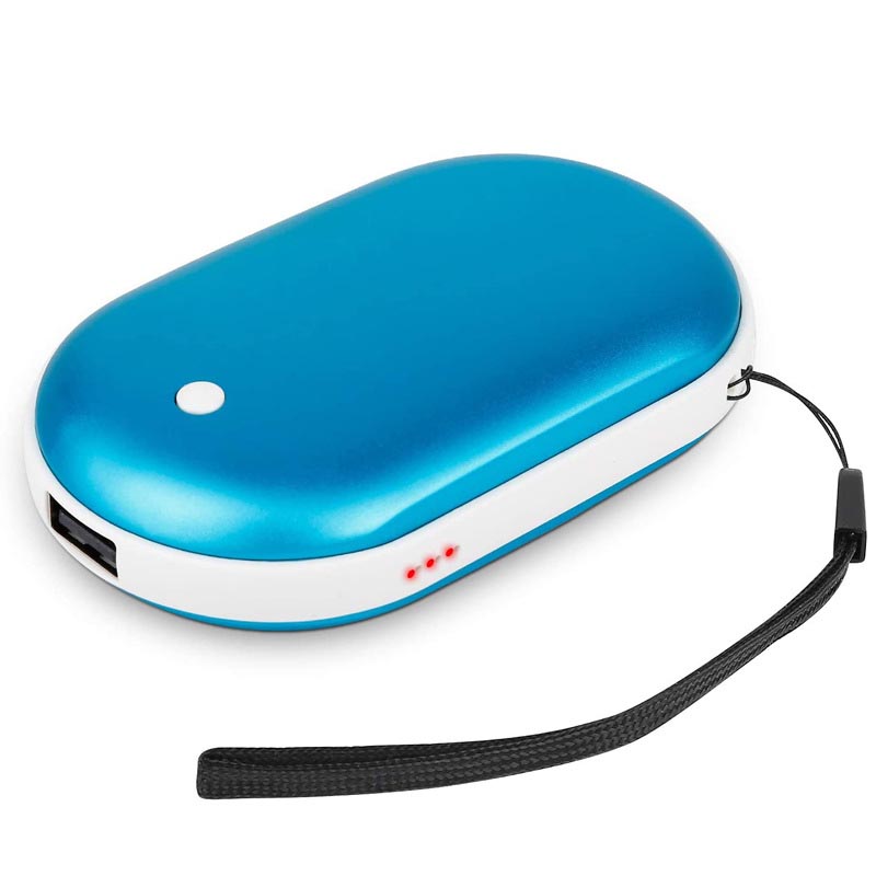 Pocket Hand Warmer Power Bank 5200mAh Double Sided Heat 3