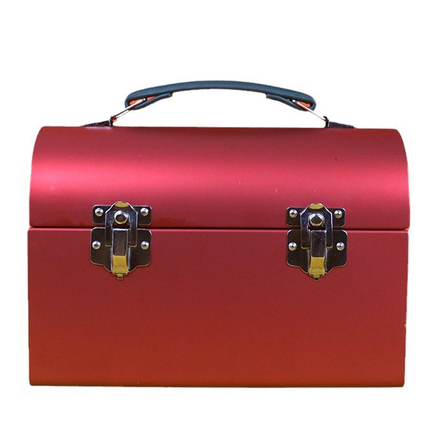 Locking Tinplate Dome Lunch Box w/ Handle 4
