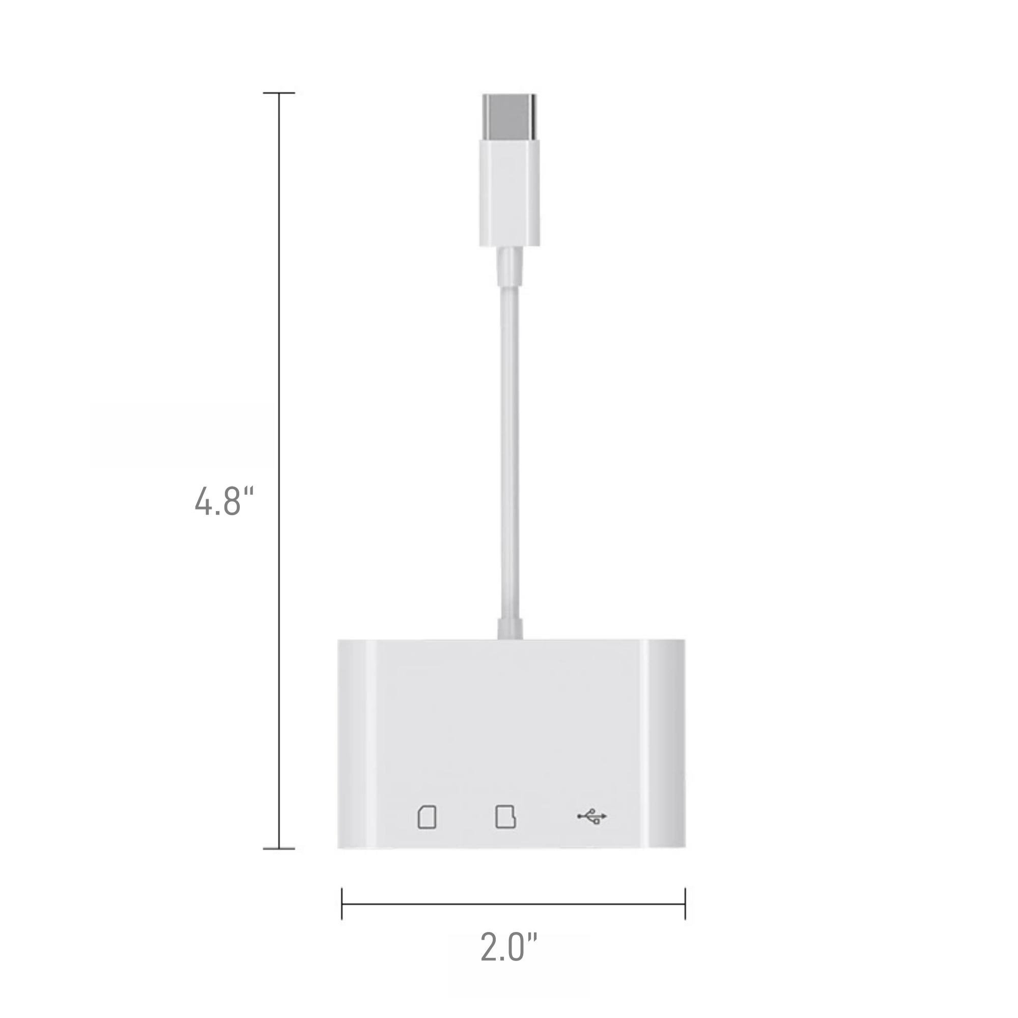 3-in-1 Type C Memory Card Reader 5