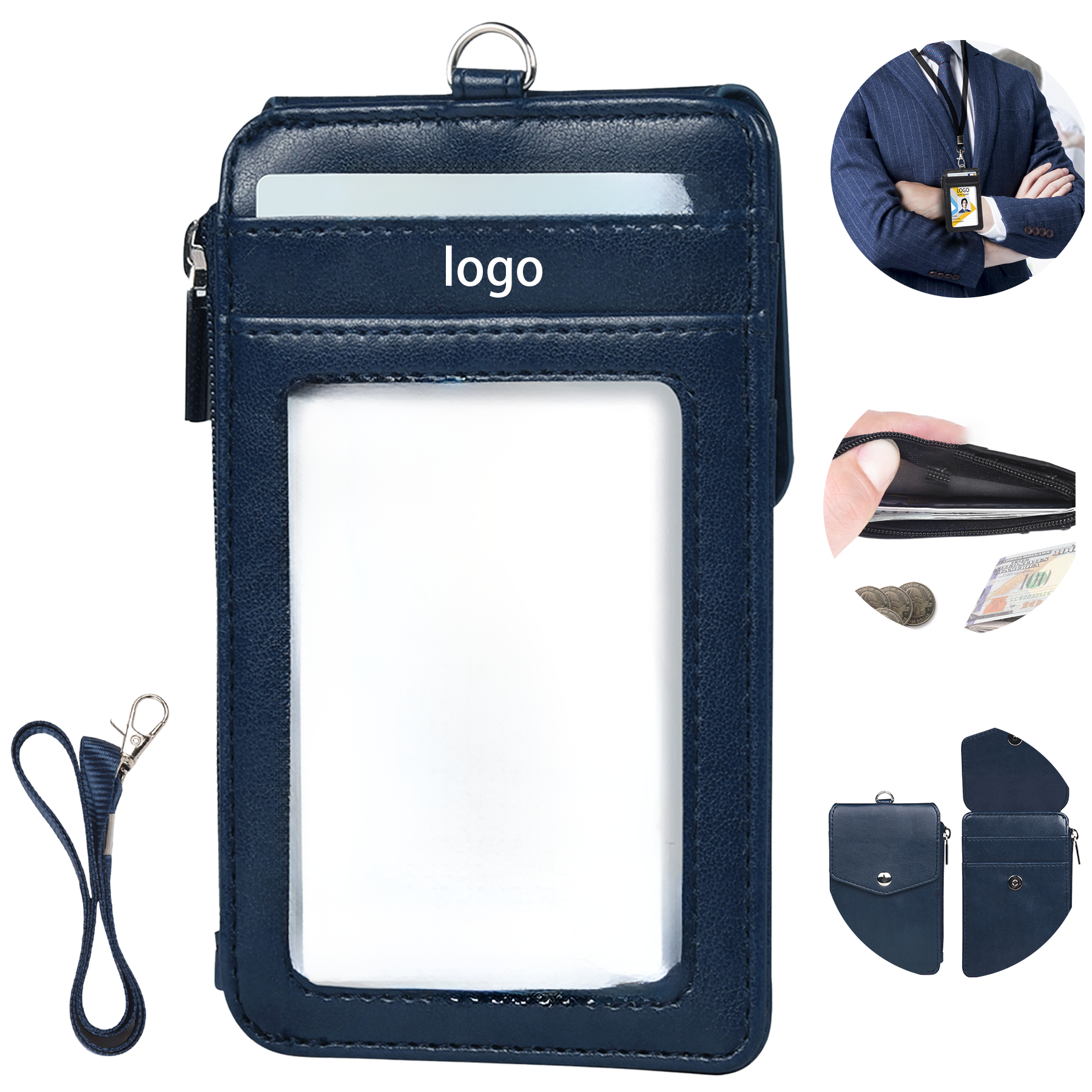 PU Leather Card Holder Wallet 2