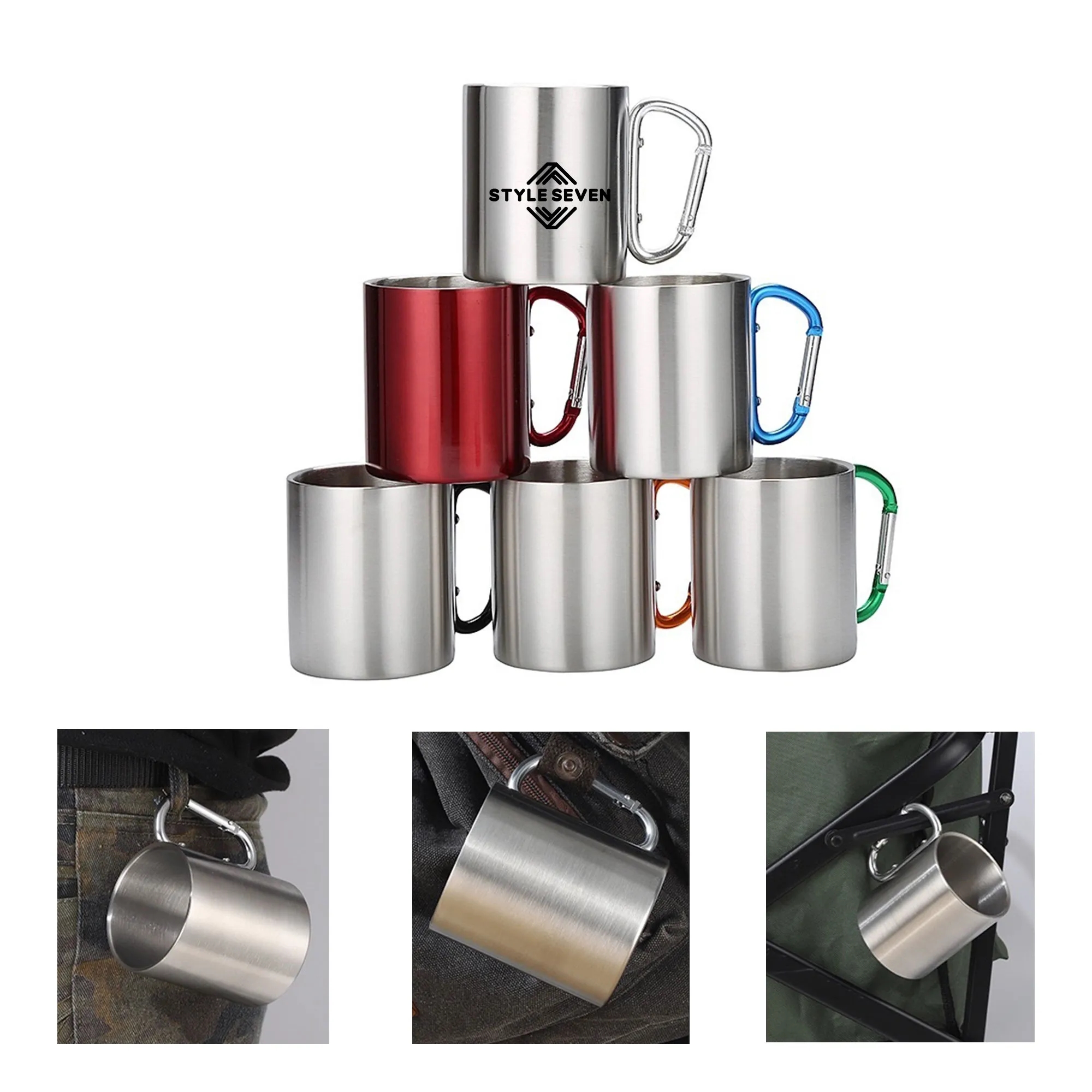 Camping Stainless Steel Hook Cup 2