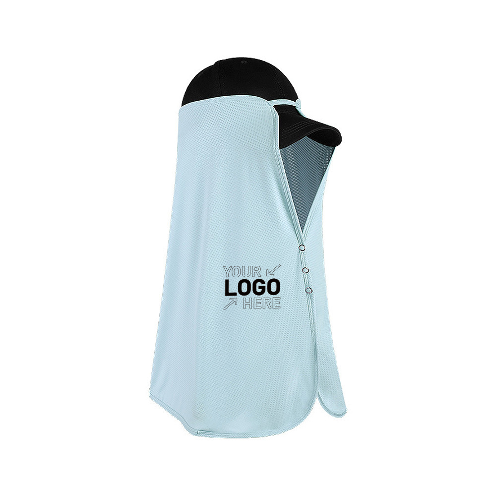 Baseball Cap With Neck Flap