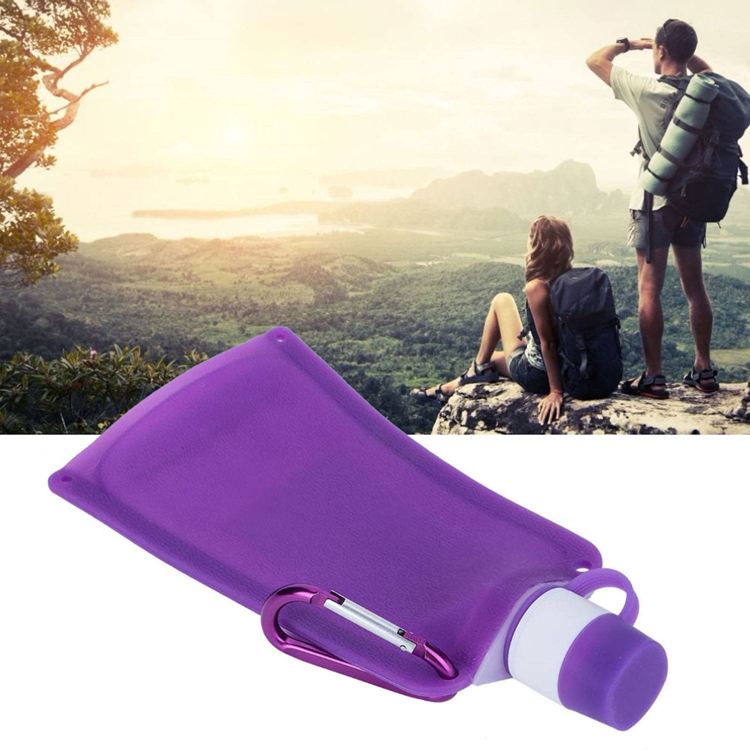 18.5Oz Foldable Water Bottle 5