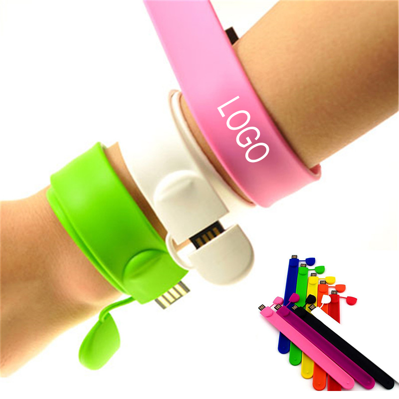 4 GB Silicone Slap On Wristband USB Flash Drive 2