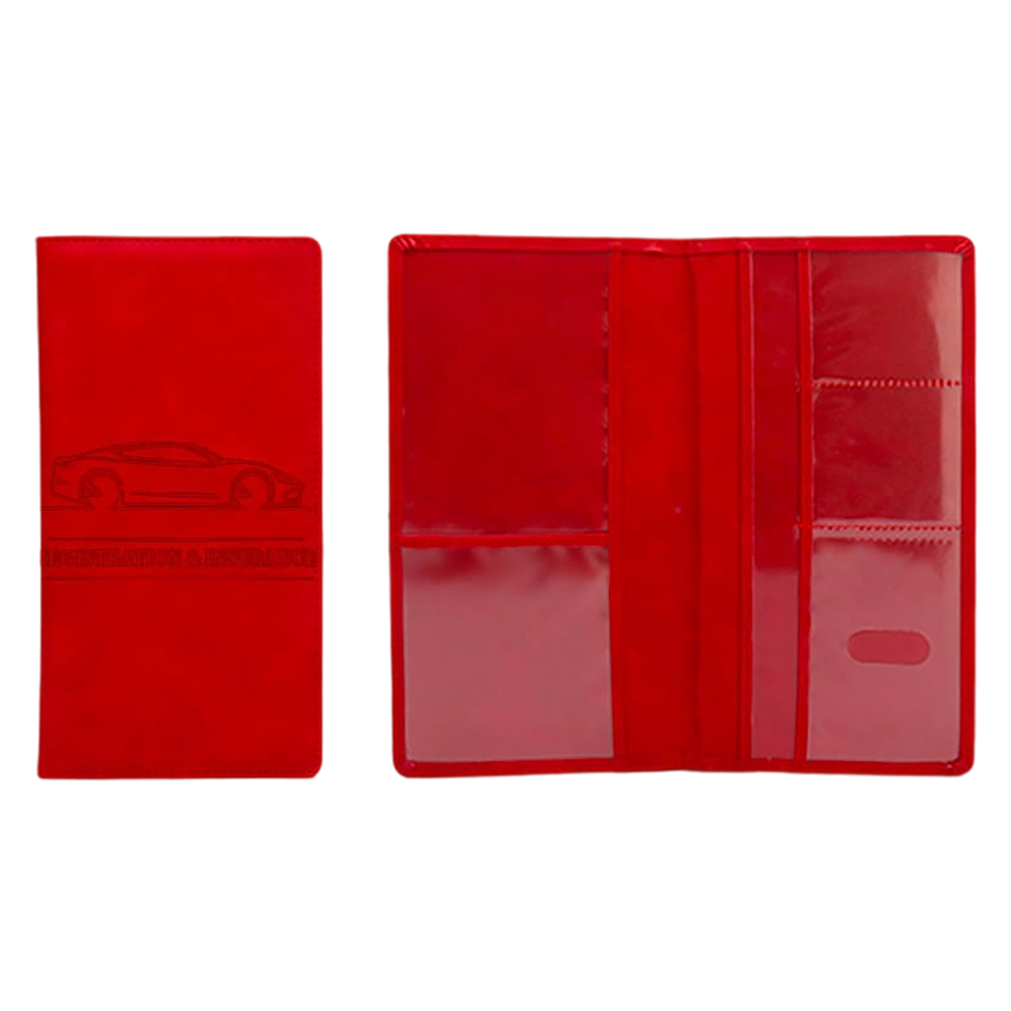 PU Leather Car Insurance Card Organizer Wallet 10