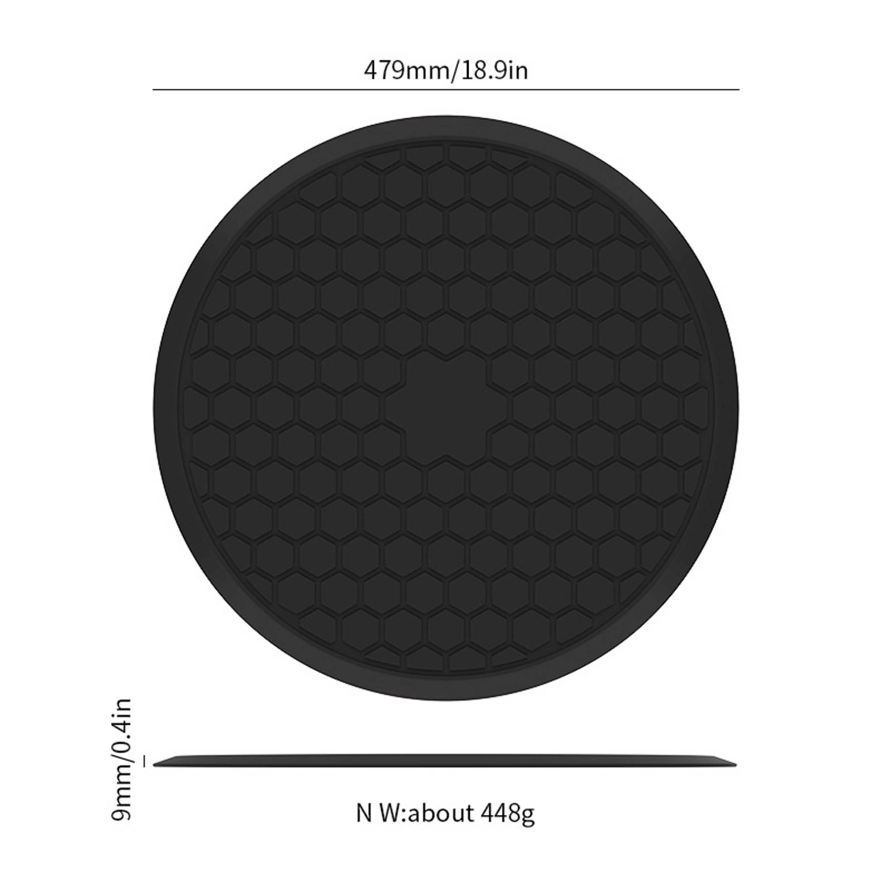 BPA Free Food Grade Pizza Silicon Oven Mat 3