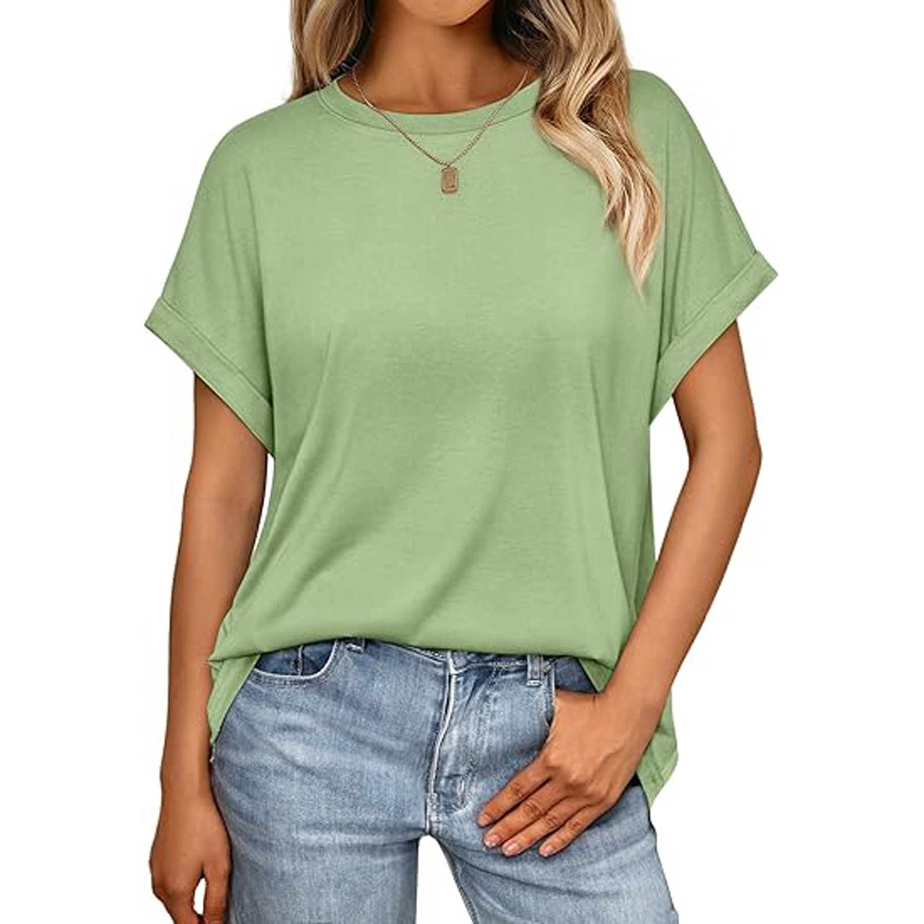 Women's Summer Top Oversized Short Sleeve 6
