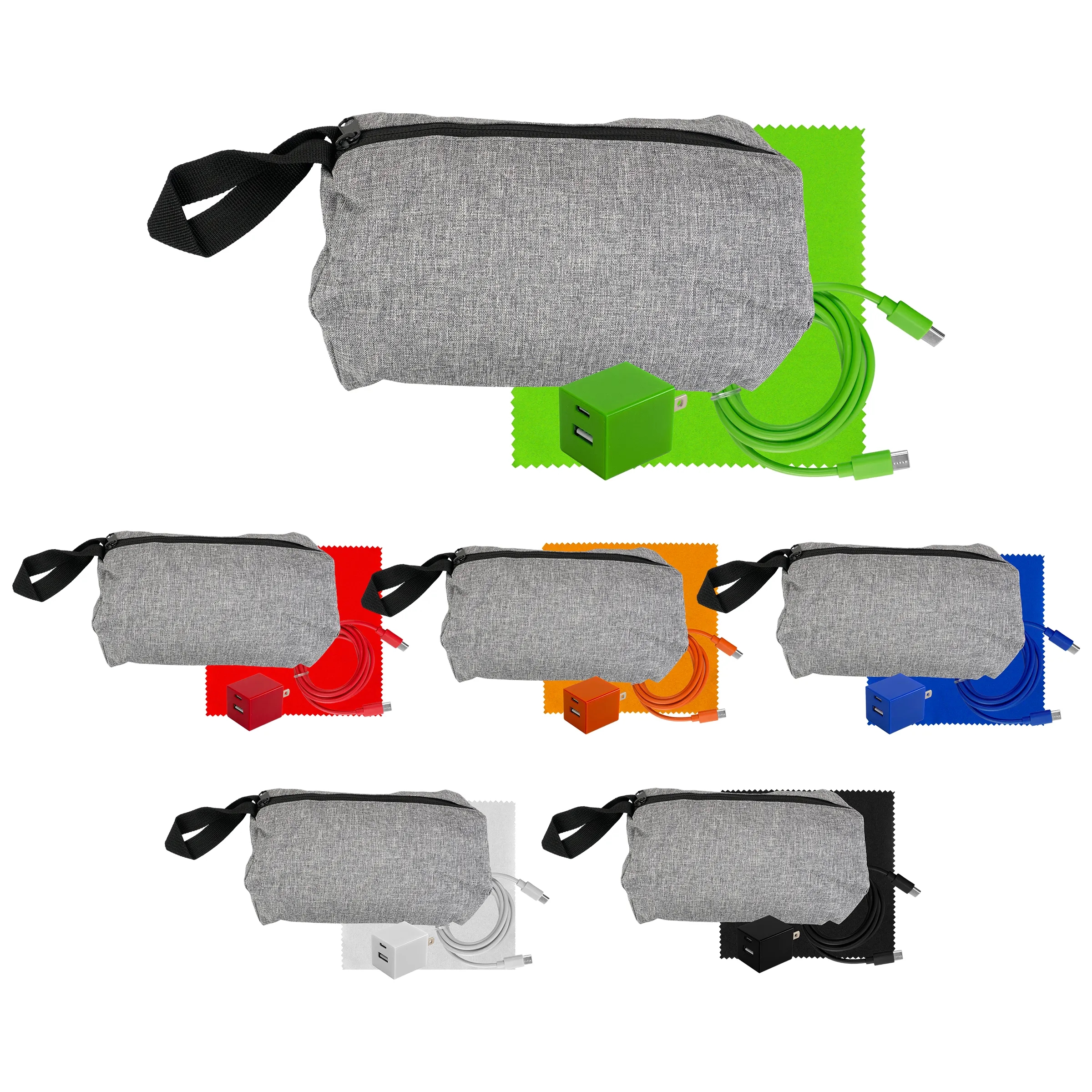 Travel A+C to C Cable, Wall & Cloth Set 11