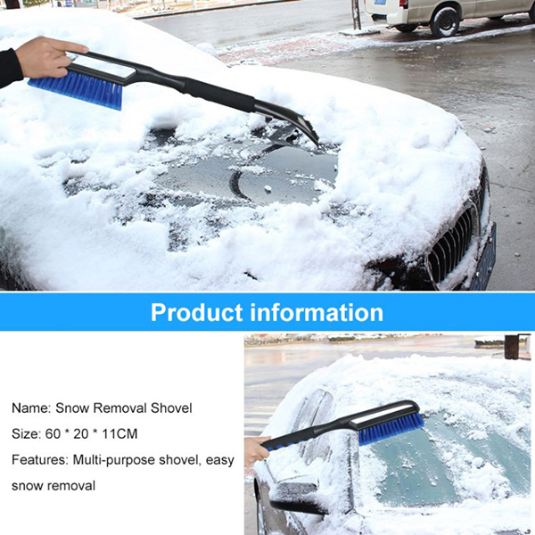 Car Snow Remover Shovel Ice Scraper 4