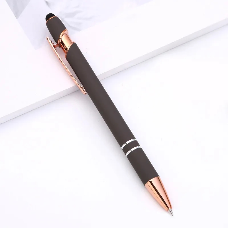 Ellipse Rose Gold Pen with Stylus 7