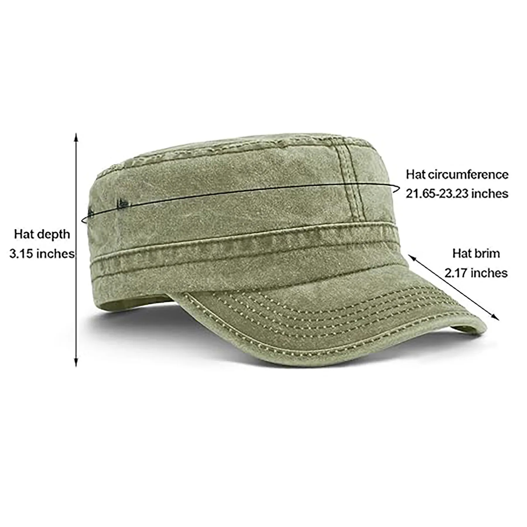 Washed Cotton Cadet Cap 5