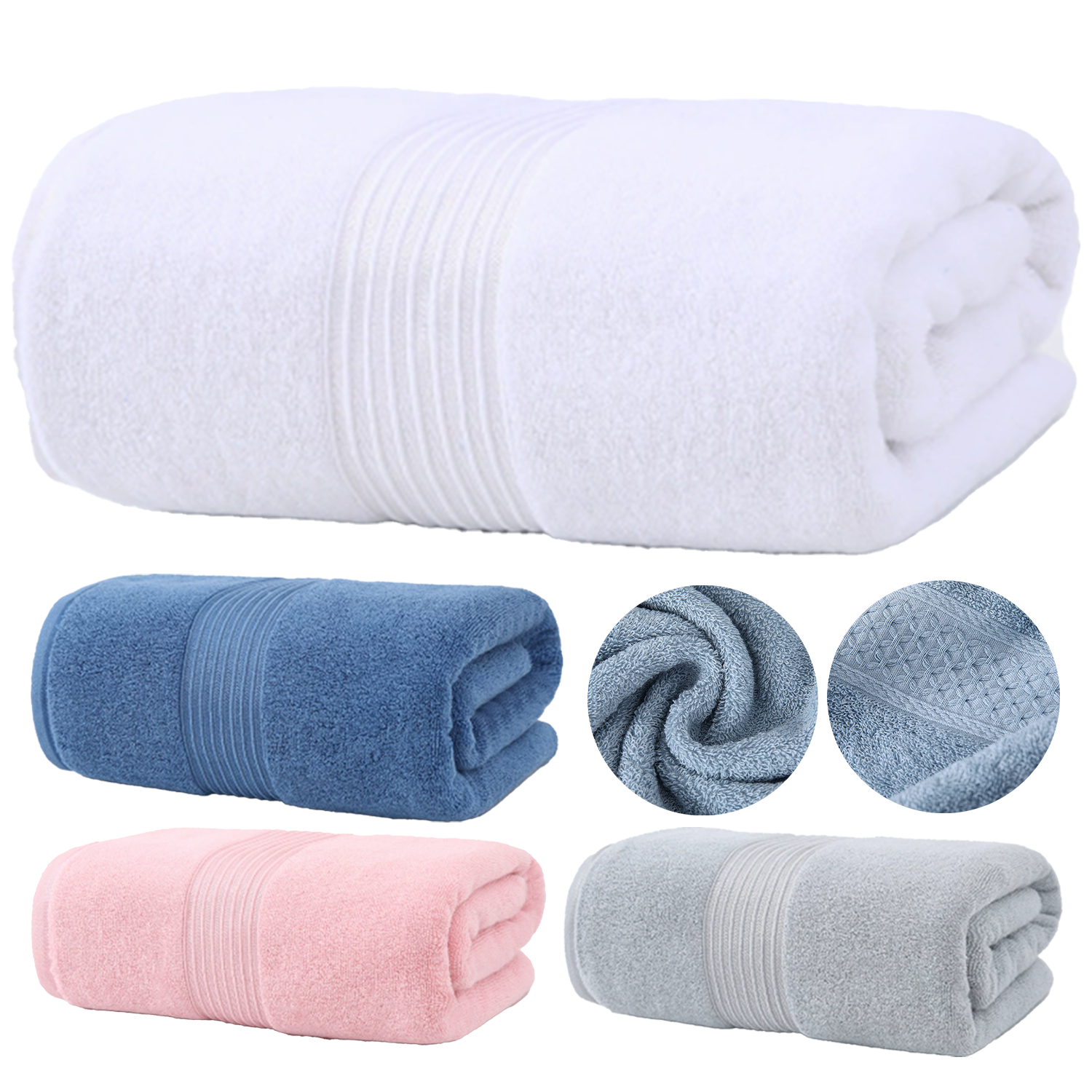 Pure Cotton Thick & Soft Absorbent Towel 7