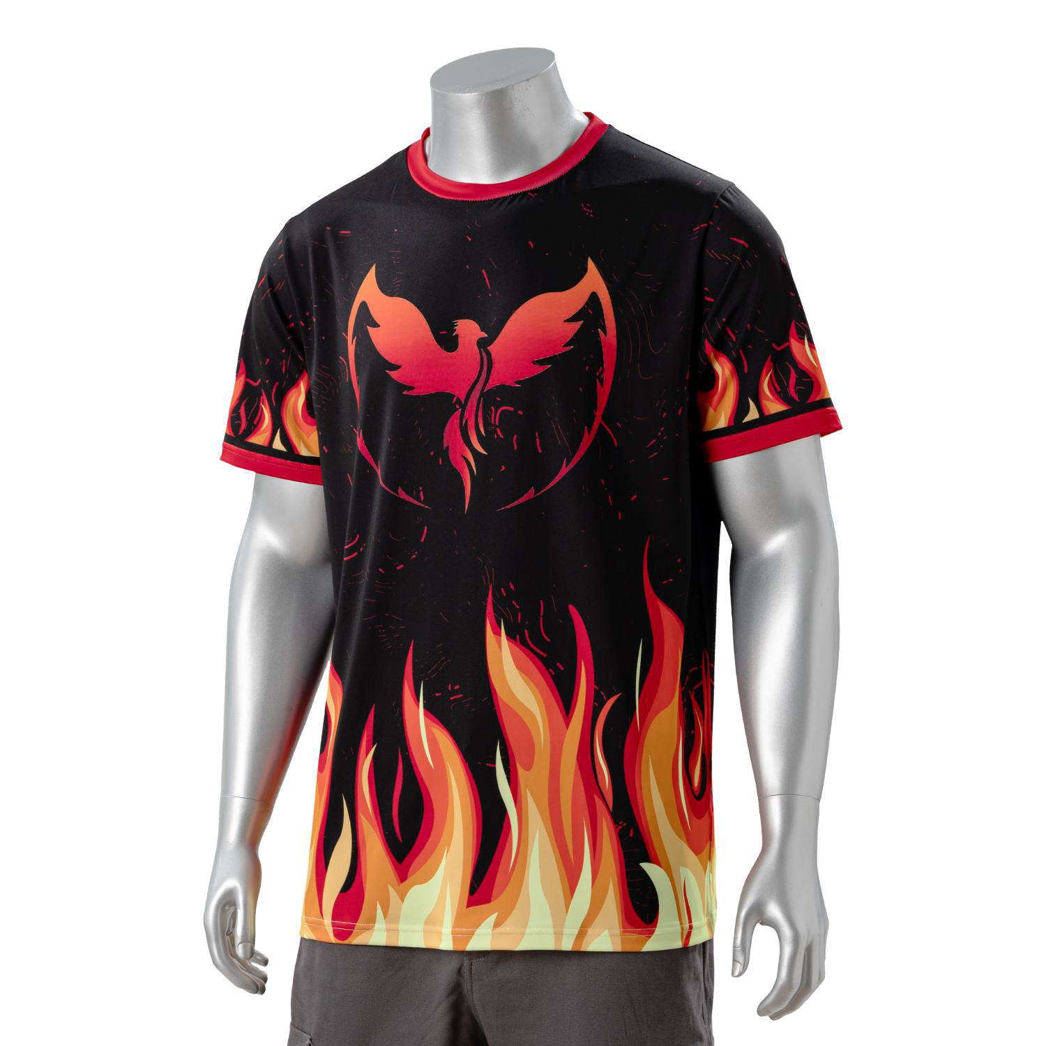 75D Milk Silk Full Color Fluorescent Digital Print Men's Short Sleeve T-Shirt 2