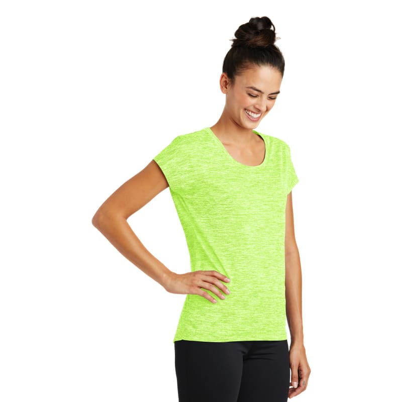 Sport-Tek Women's PosiCharge Electric Heather Sporty Tee. 18