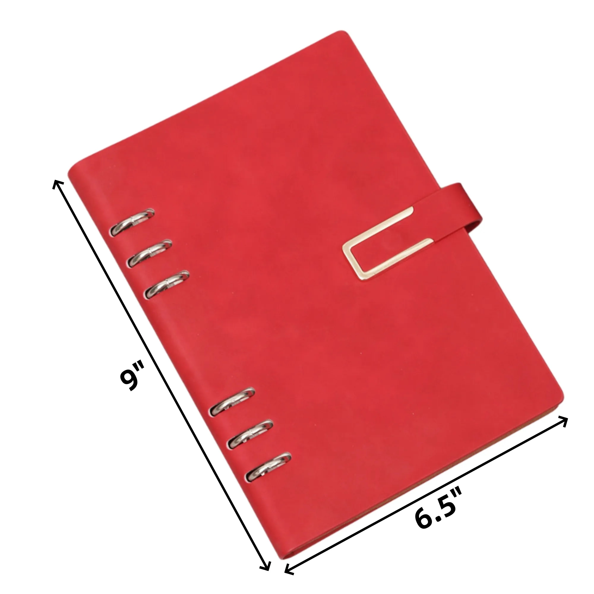 A5 Loose Leaf Notebook With Detachable U-Shaped Buckle 4